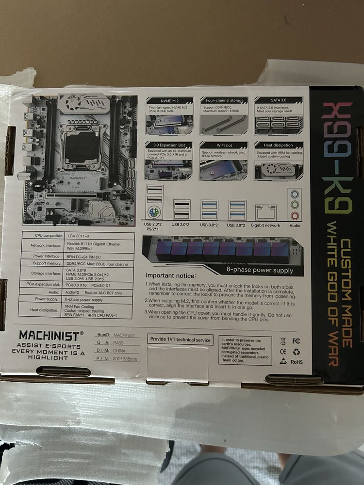 Kit placa mae + processador + ram