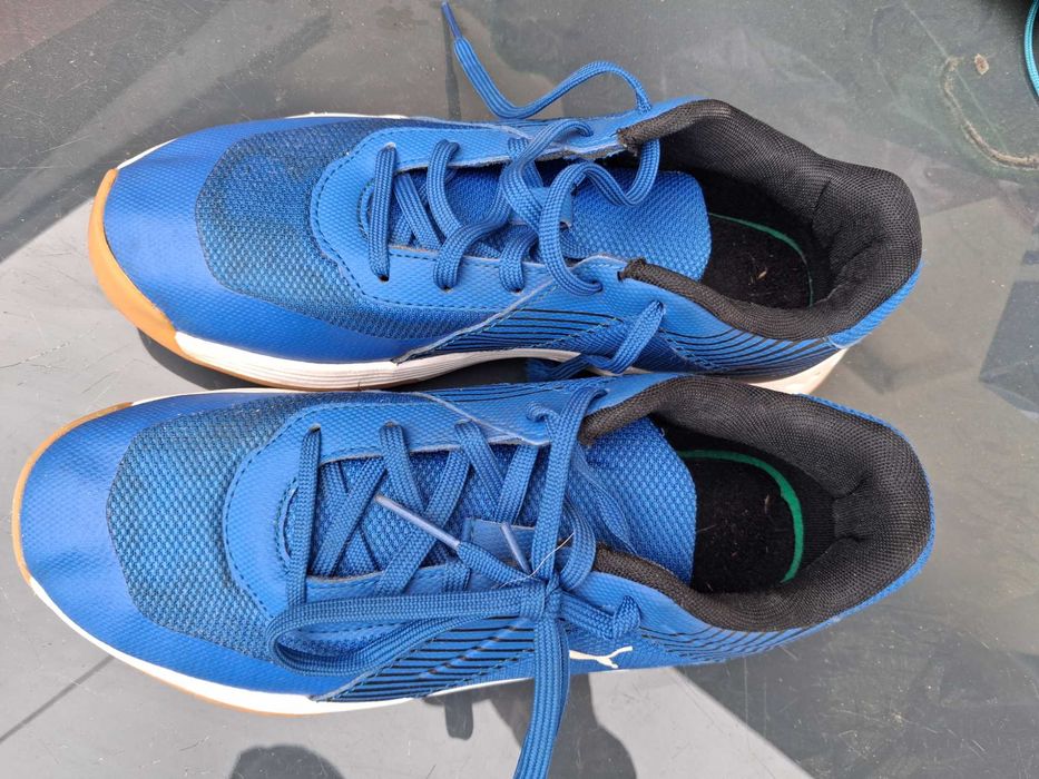 Buty Puma halowe EUR 37 Varion Junior 23 cm niebieskie dla dziecka