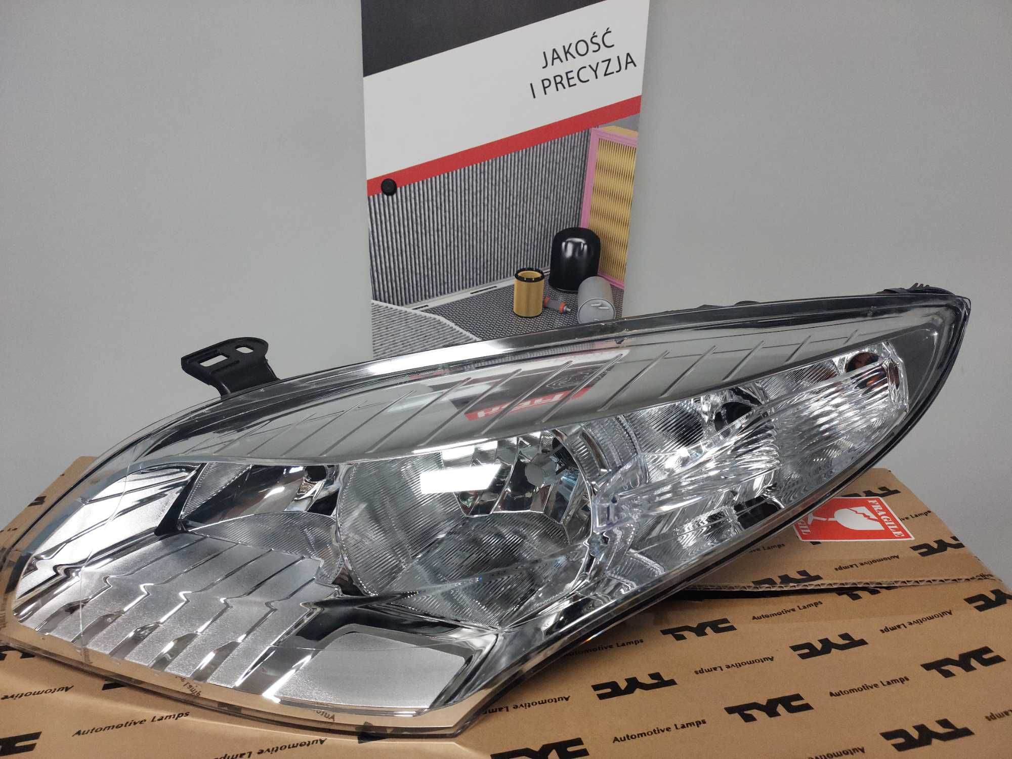 Renault Megane 3 08- Lampa/Reflektor przód lewy /H7+H7