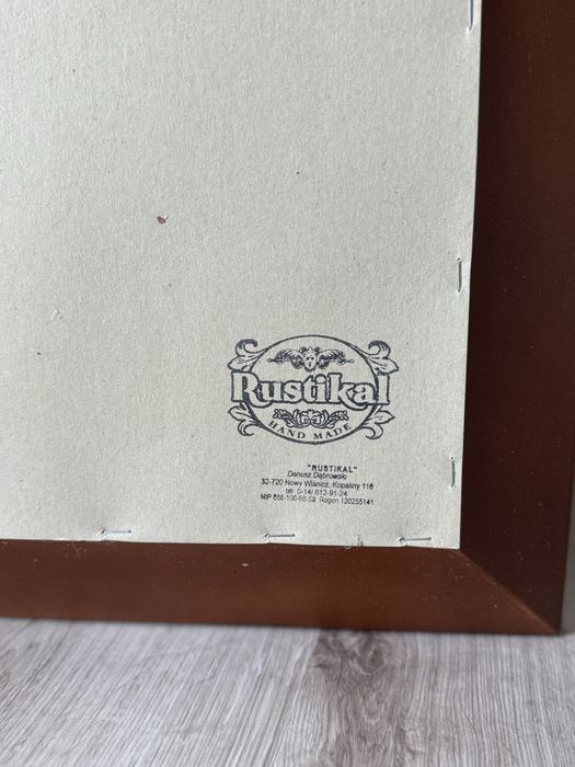 Skórzany obraz Świętej rodziny