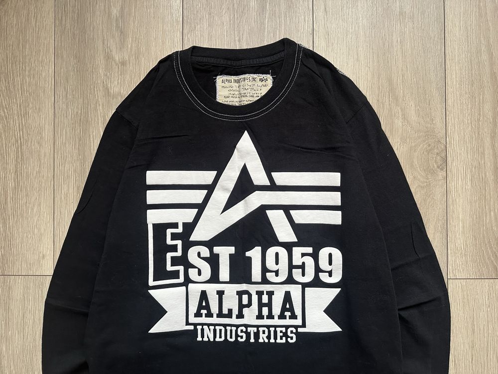 Лонгслив кофта Alpha Industries