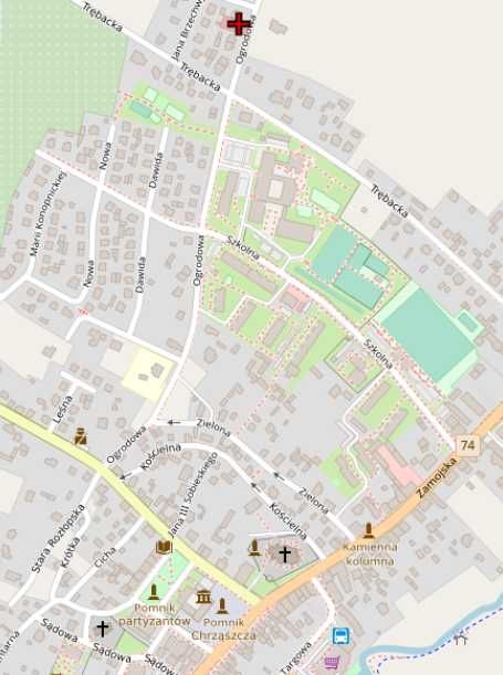 Działka na sprzedaż Szczebrzeszyn osiedle Trębacka