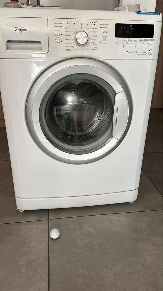 Pralka whirlpool uszkodzona