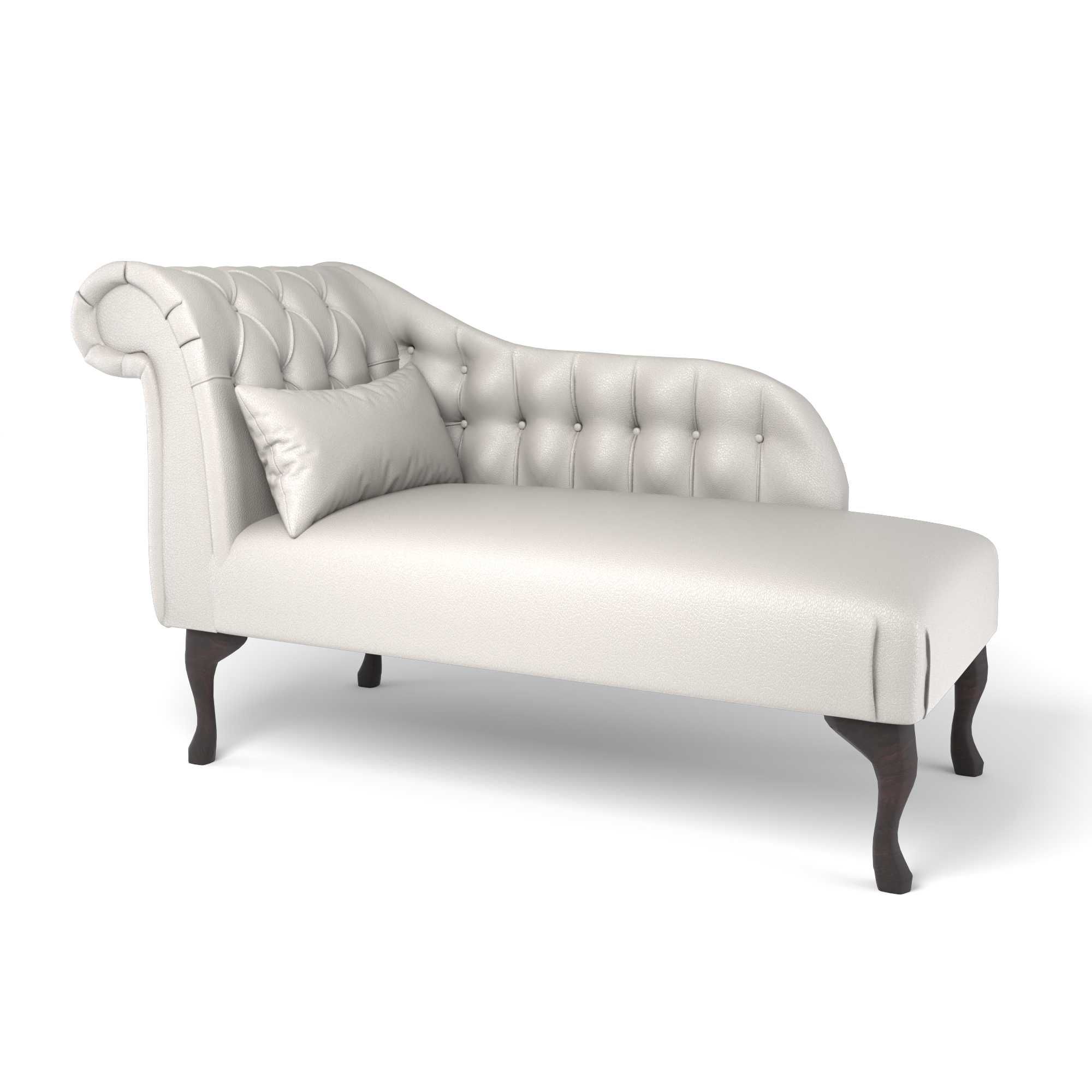 Szezlong stylowy pikowany duży wybór tkanin leżanka sofa na wymia