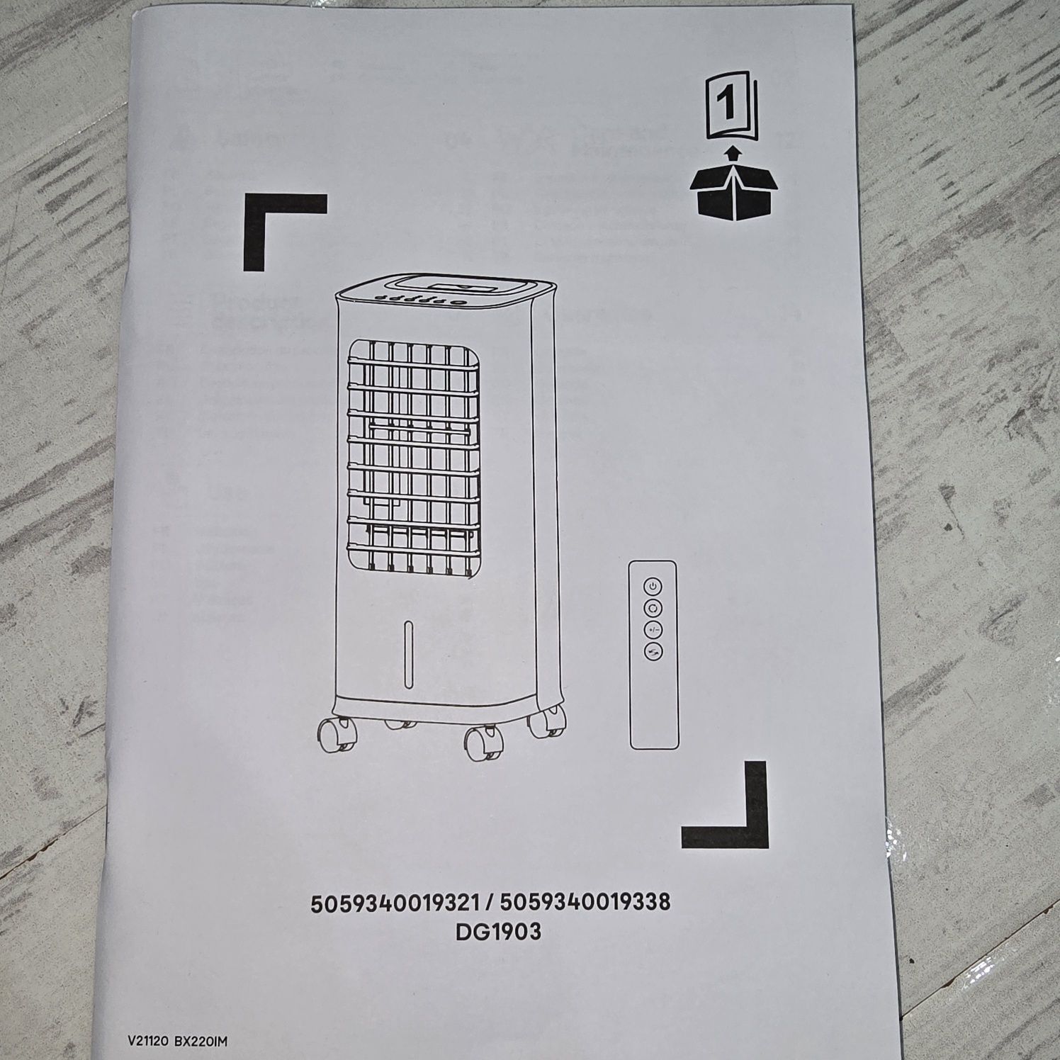 Klimatyzator ze zbiornikiem wodnym 5l