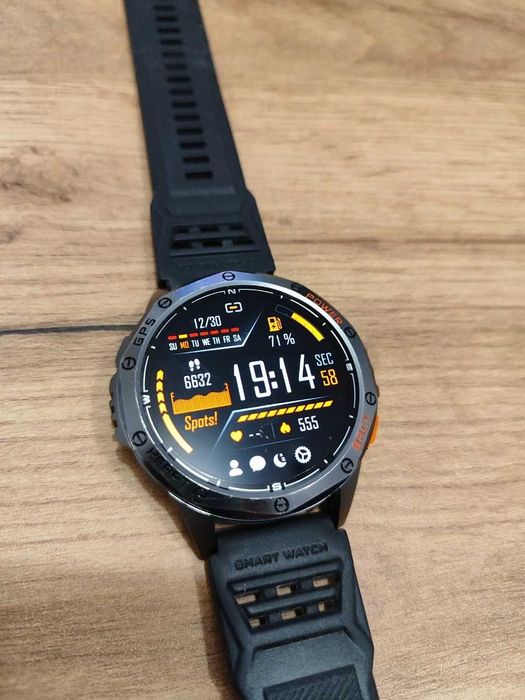 NOWY Smartwatch Męski Gps Menu Polskie Wodoodporny Sport Rozmowy Smart