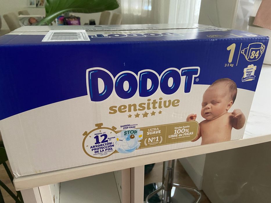Fraldas Dodot Sensitive T1