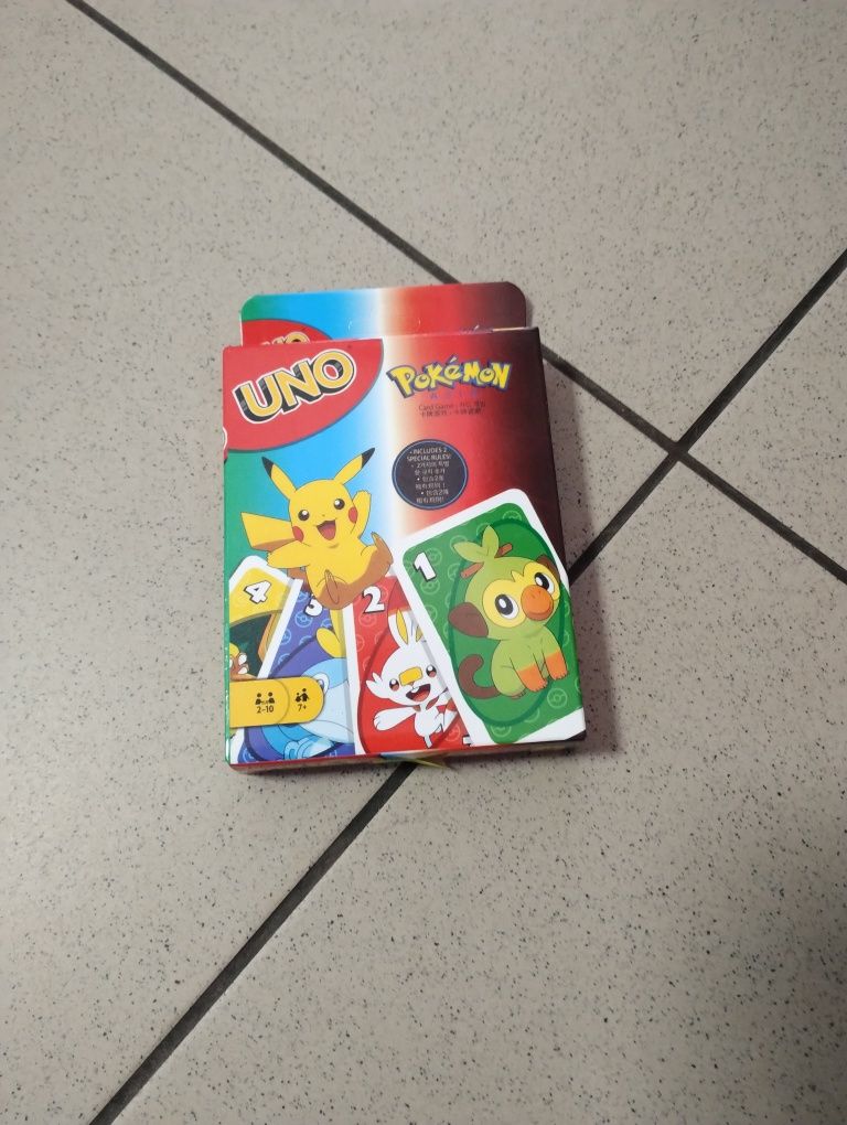 Karty Uno Pokemon