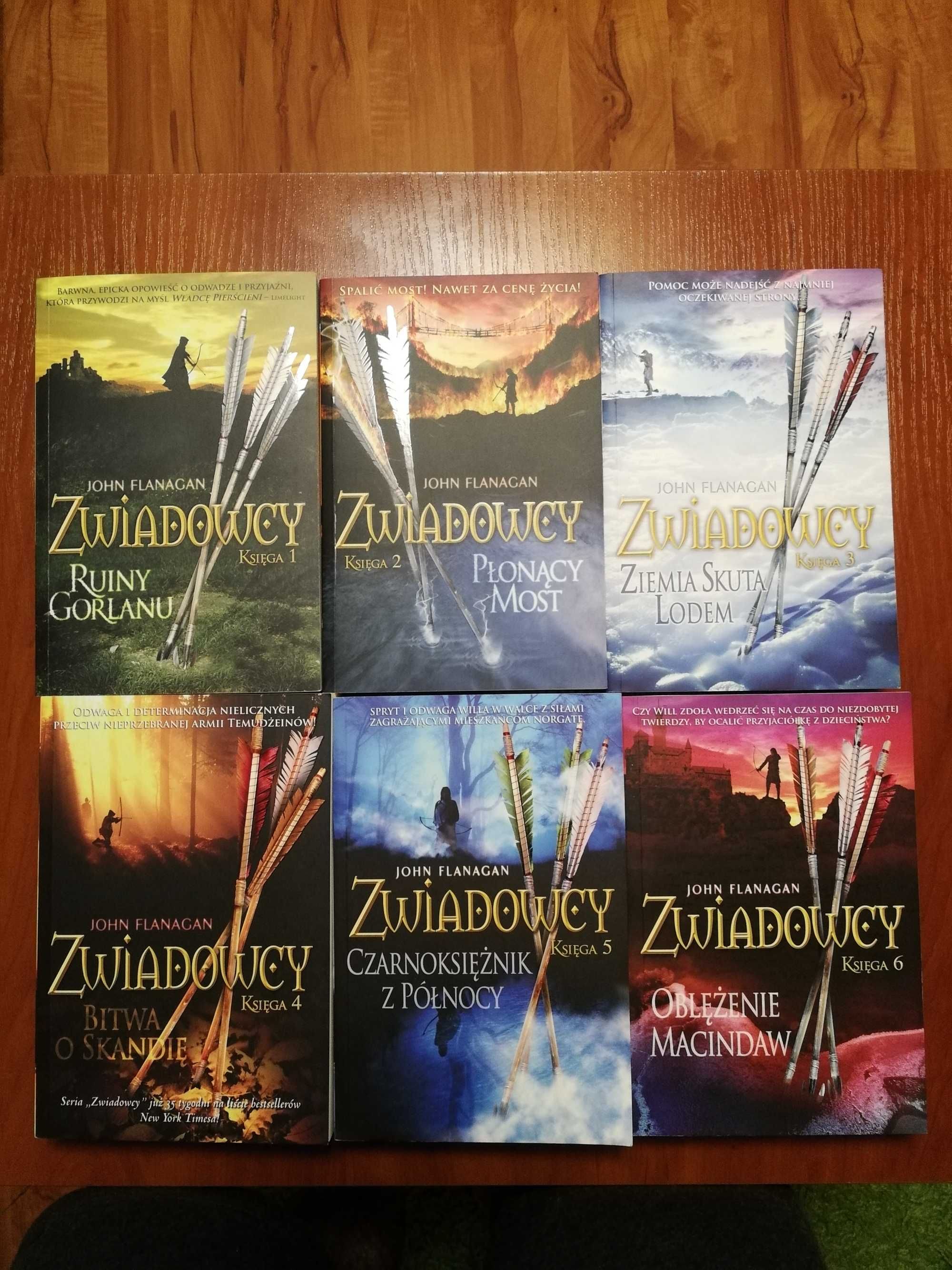 Zwiadowcy. John Flanagan. 15  tomów.
