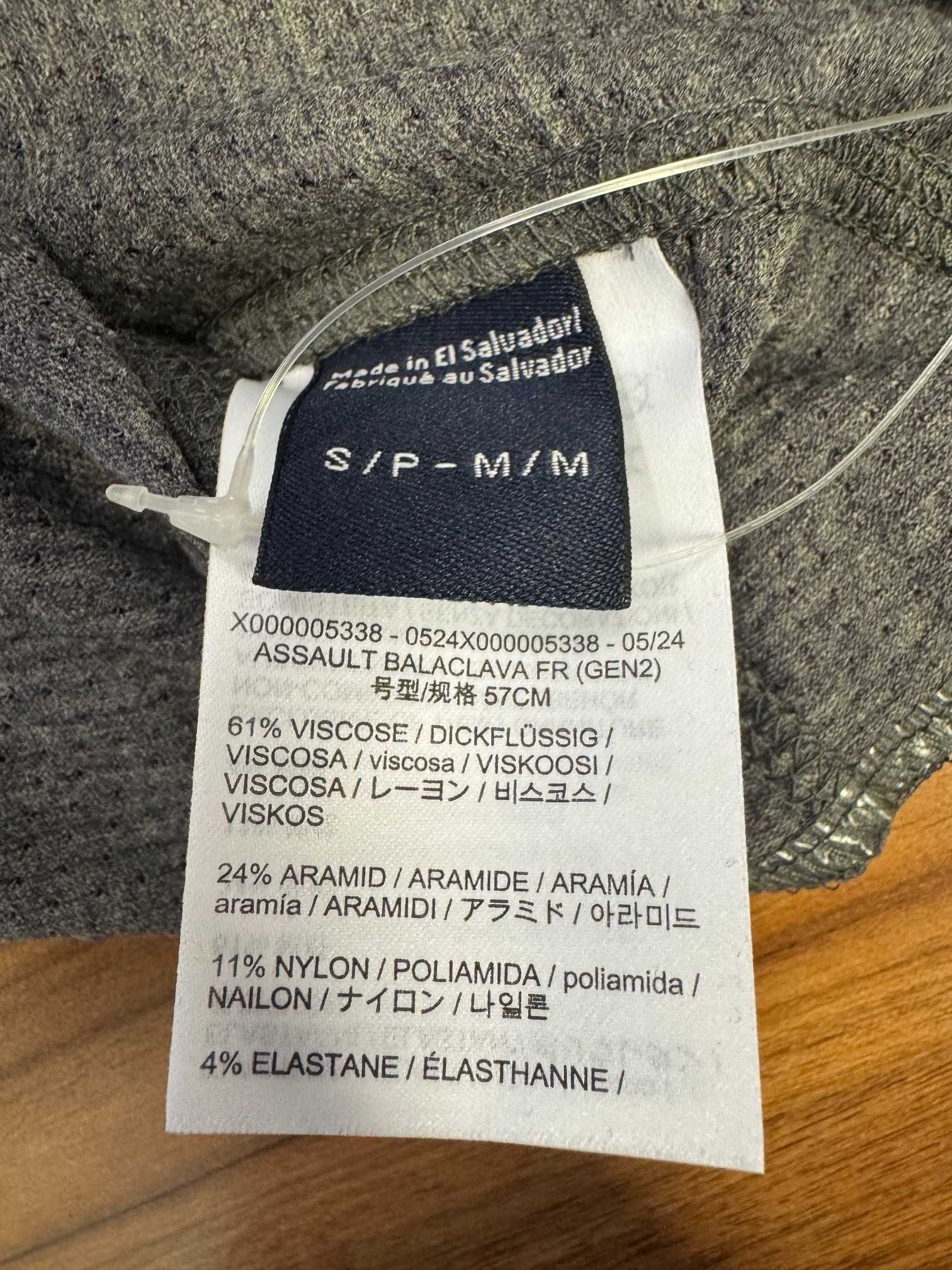 Kominiarka Arcteryx LEAF Assault Balaclava FR Gen 2 Wolf S/M