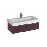 Geberit Icon Keramag szafka 74 cm podumywalkowa burgund