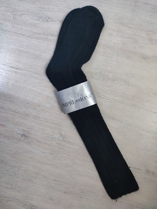 Шкарпетки високі чорні носочкі на дівчинку