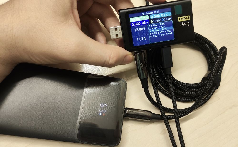 Тестер USB Fnirsi Fnb58