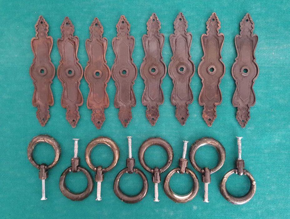 8 Puxadores para Cómoda - vintage