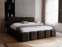 Łóżko tapicerowane SANTO 120/140/160/180x200  boucle welur NOWOŚĆ