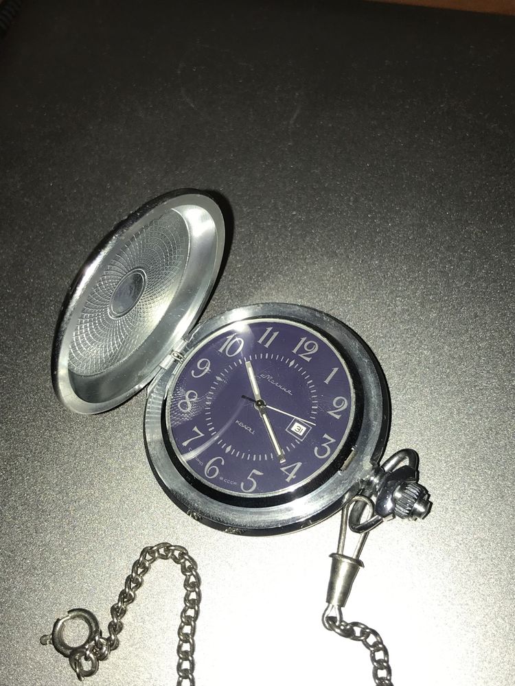 molnija kieszonkowy zegarek na łańcuszku retro vintage cccp ussr zsrr