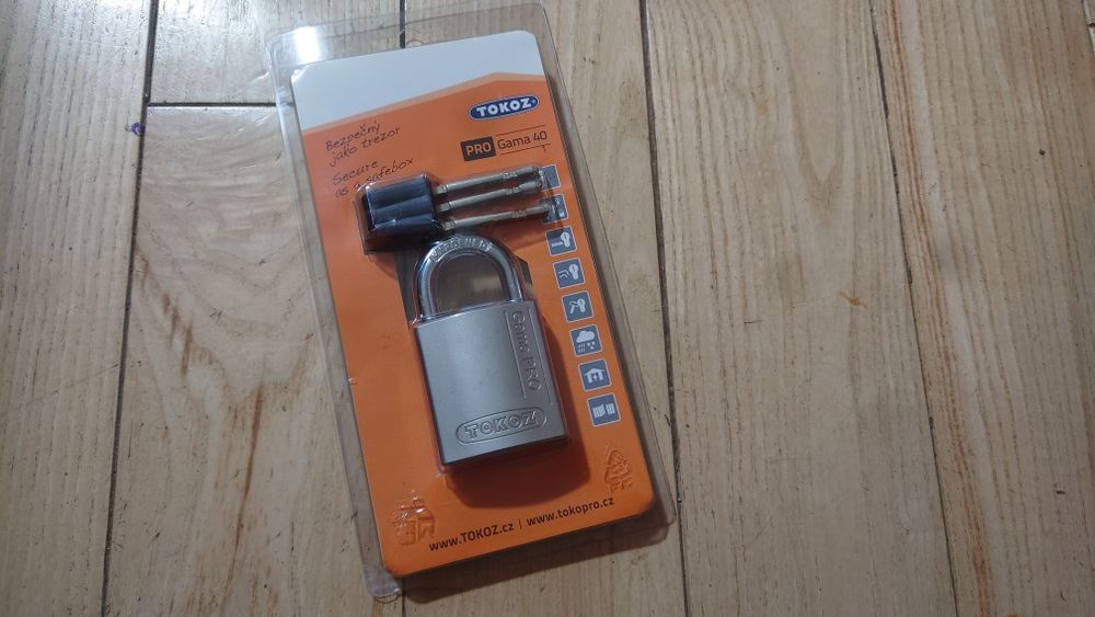 Замок навесной TOKOZ Gama OS PRO 40 (3 ключа)