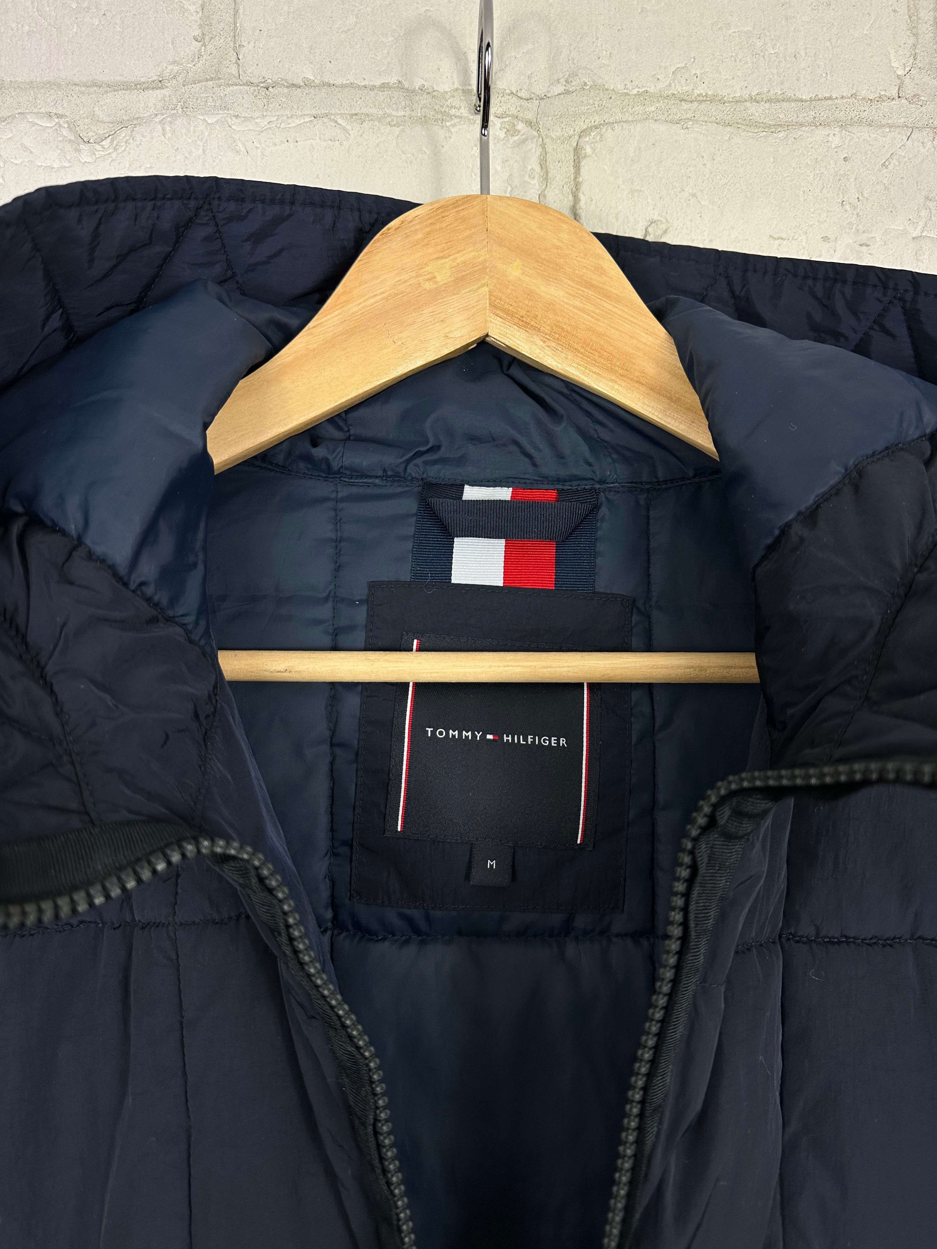 Kurtka puchowa Tommy Hilfiger Rope Dye Granatowy Regular Fit