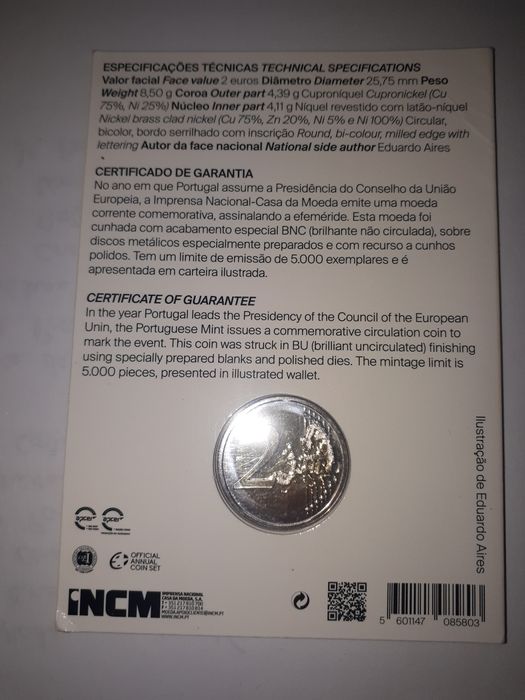 Moeda comemorativa de 2 euros