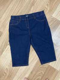 Женские джинсовые бриджи большого размера