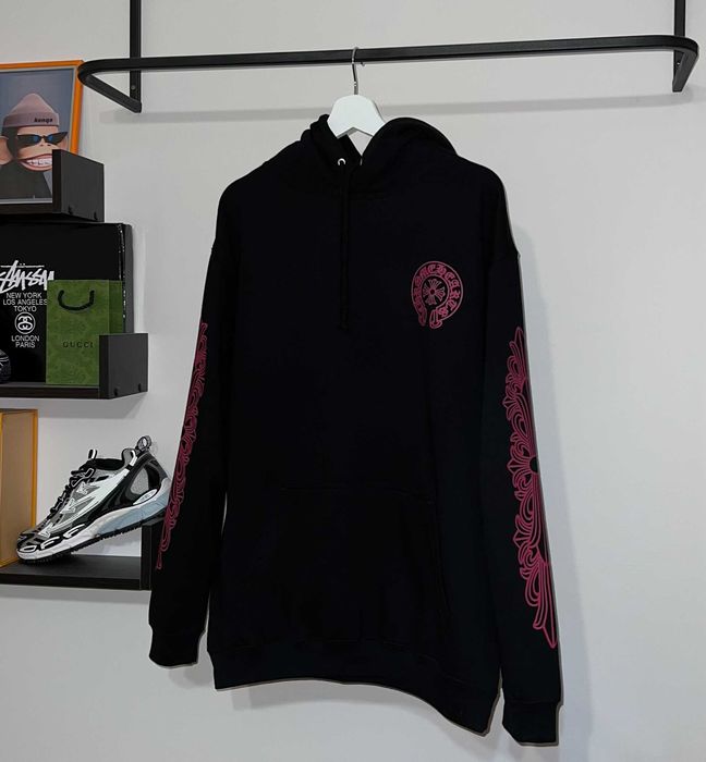 Худі Chrome Hearts чорного кольору