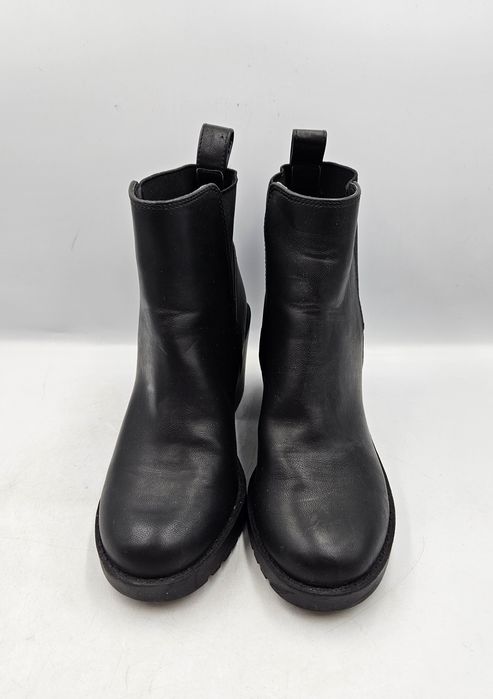 Botki Damskie Na Słupku H&M Czarne Rozmiar 36