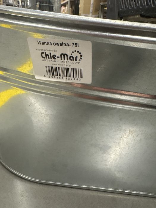 Wanna owalna 74l