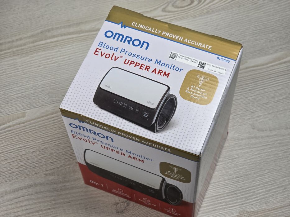 НОВИЙ • Тонометр з Bluetooth Omron Evolv HEM-7600T-Z (BP7000) ОРИГІНАЛ