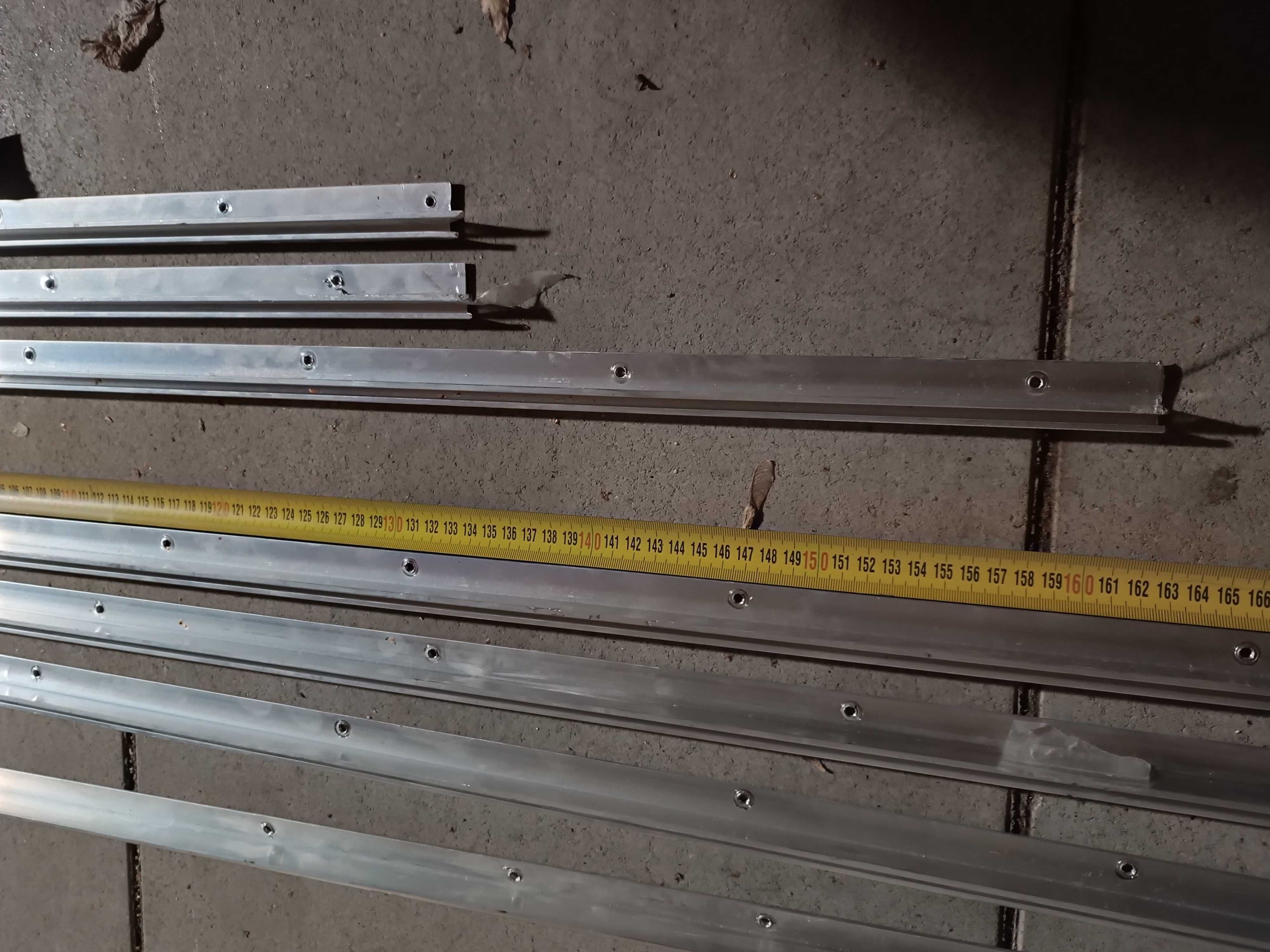 Profil aluminiowy mocujący płótno sufitu napinanego F + krawędziowy L