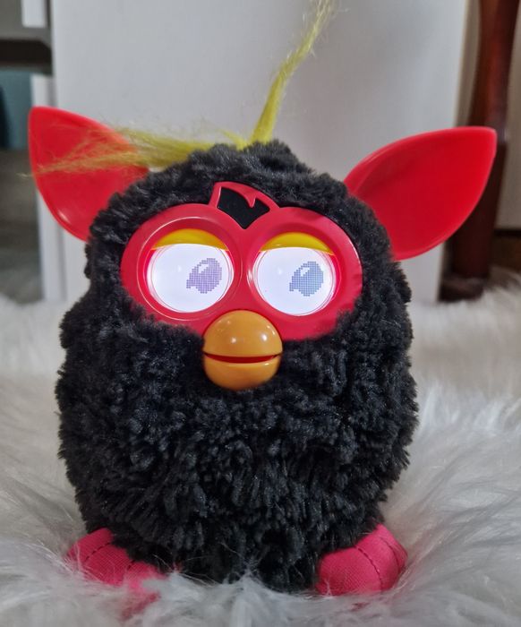 Furby Boom Punky Pink czarny Hasbro język polski angielski