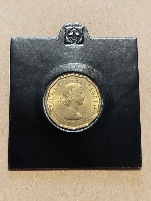 Moneta Wielka Brytania 3 pensy 1964