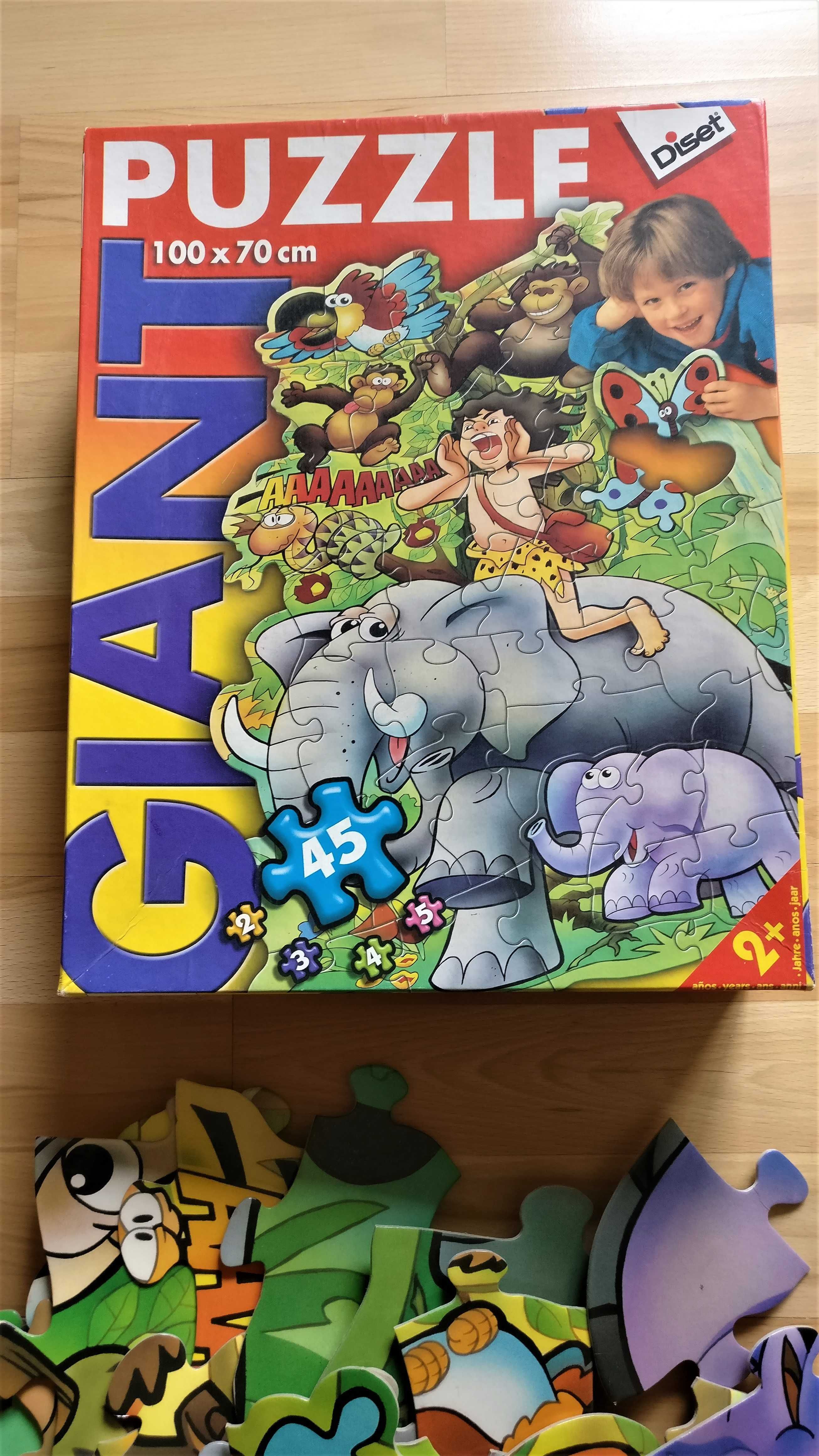 Puzzle gigante a selva da diset