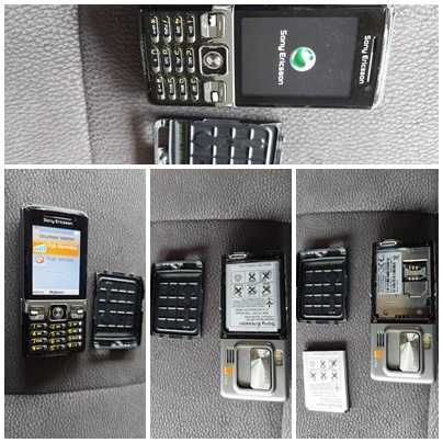 stare telefony Sony Ericsson T630, K550, C702 i bonus