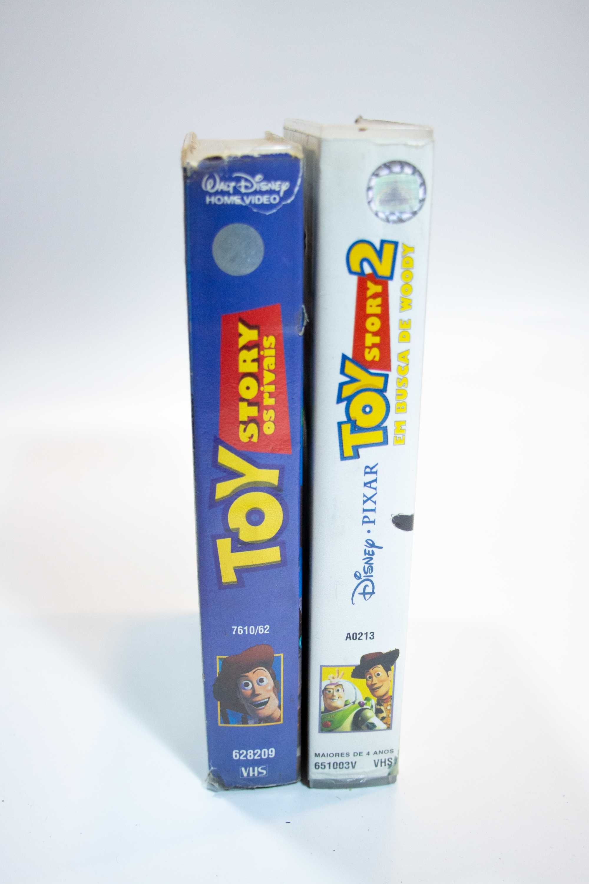 Toy Story e Toy Story II em VHS