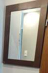 Lustro  wpuszczane kolor Wenge 70x53