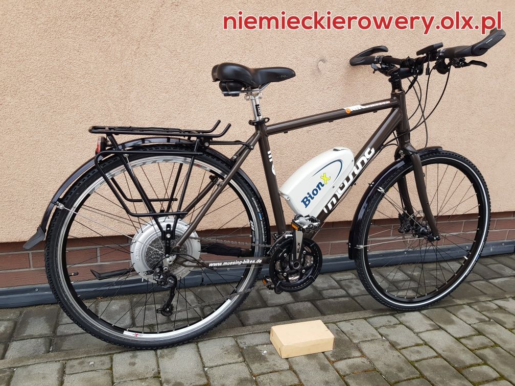 Rower elektryczny MUSING koła 28 SHIMANO SLX aluminium BIONX gwarancja