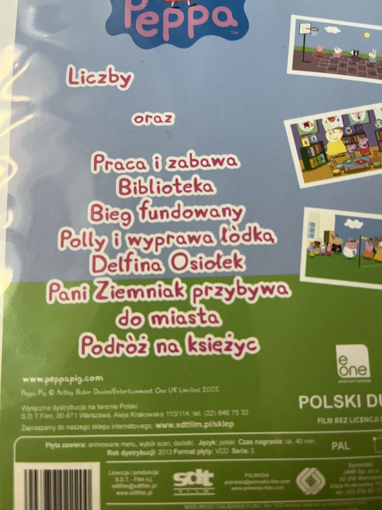 Świnka Peppa Liczby DTT