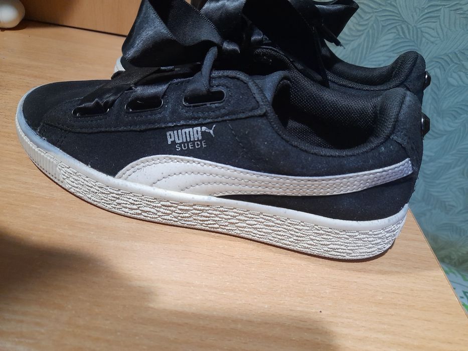 Кроссовки,  мокасины Puma suede для девочки стелька 20см