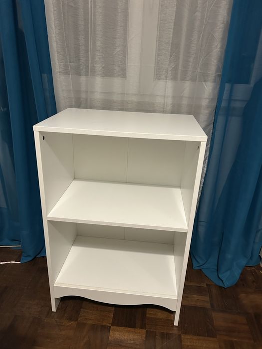 Estande mesa cabeceira branca