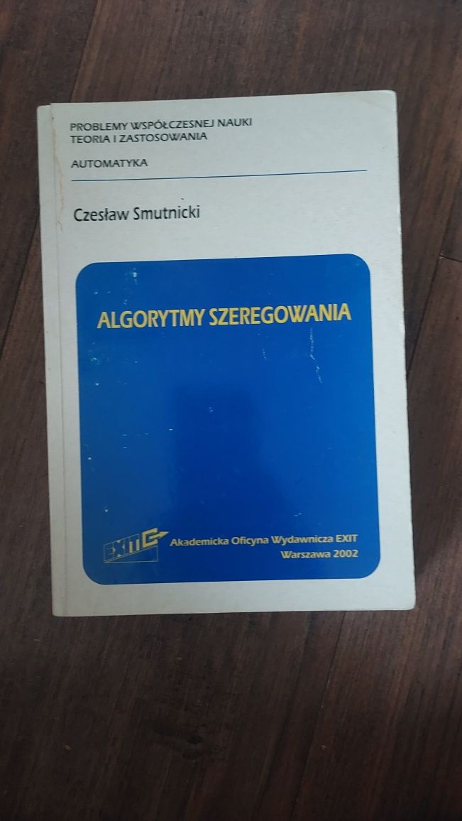 Książka Algorytmy Szeregowania Smutnicki
