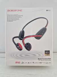 Borofone Słuchawki sportowe BE62 Receptive bluetooth czerwone