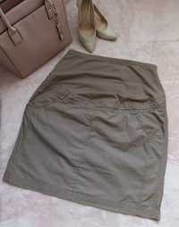 Spódnica ciążowa cargo, khaki, mini dla mamy, C&A Yessica XXXL 46