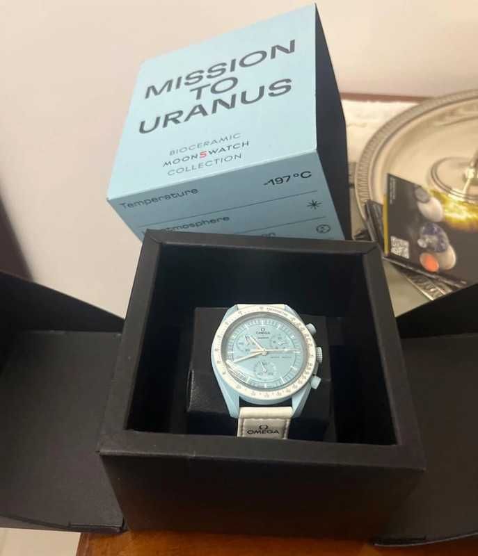 Omega x Swatch Uranus SO33L100 Kosmiczna Elegancja