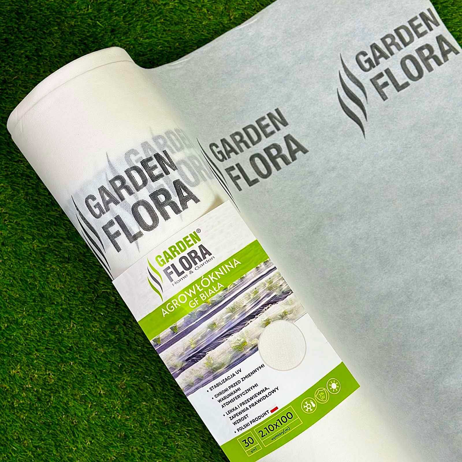 Агроволокно Біле - Чорне  Garden Flora Польша Спанбонд