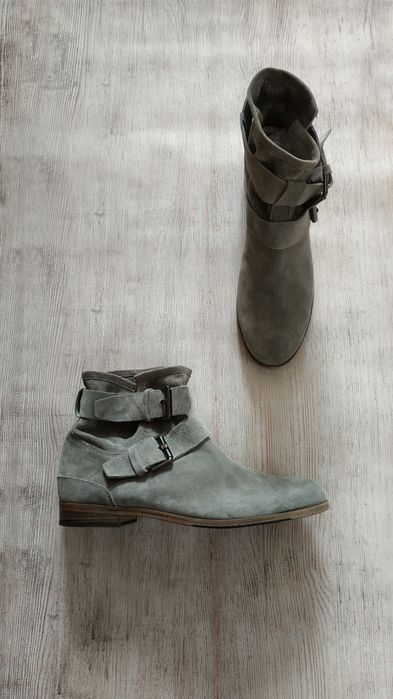 Kennel & Schmenger кожаные замшевые ботинки сапоги монки казаки 42 р