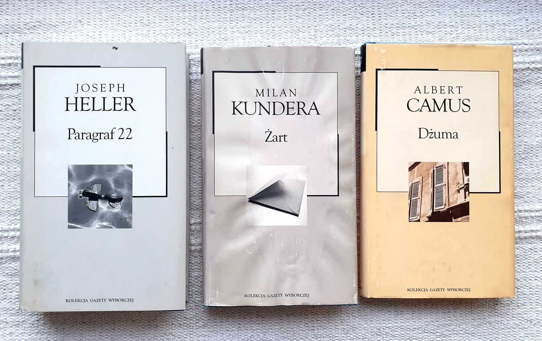 Zestaw książek Kundera Camus Heller