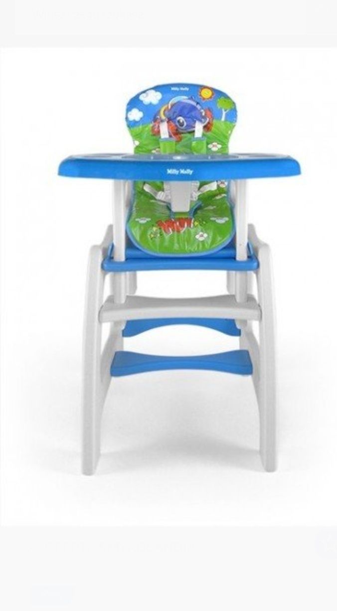2w1 Krzesełko do karmienia i stolik i krzesło Milly Mally
