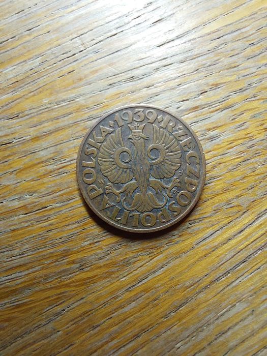 Moneta 5 groszy 1939r IIRP