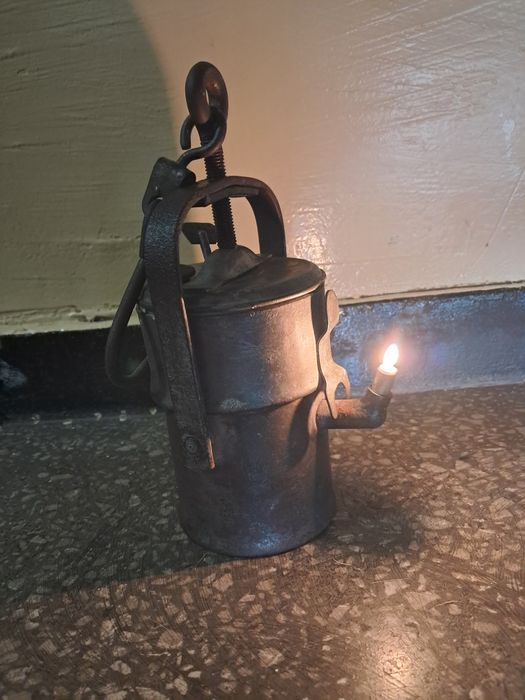 Stara lampa górnicza