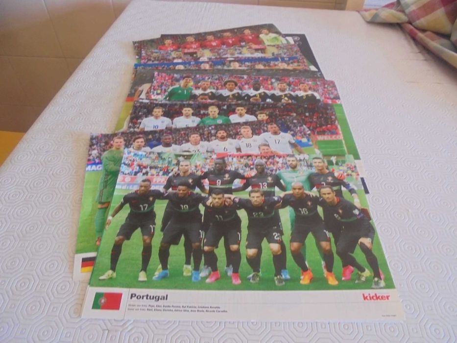 Posters (21,5X30) de Seleções de Futebol no Euro 2016 em França
